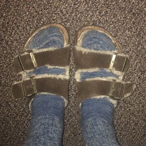 Furry Birkenstock Arizona Size 37